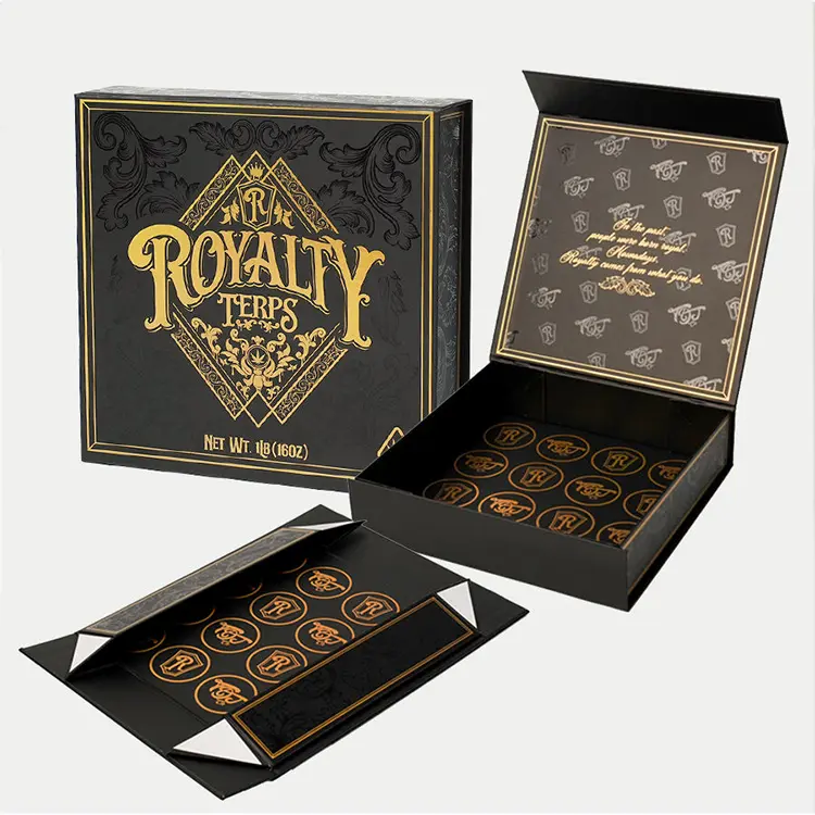 Black Magnetic Gift Box 3
