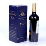 Custom Gold Stamping Luxury Folding Paper Wine Boxes 1
