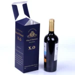Custom Gold Stamping Luxury Folding Paper Wine Boxes 7