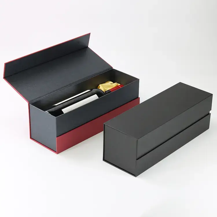Customized Magnetic Red Wine Packaging Boxes 10