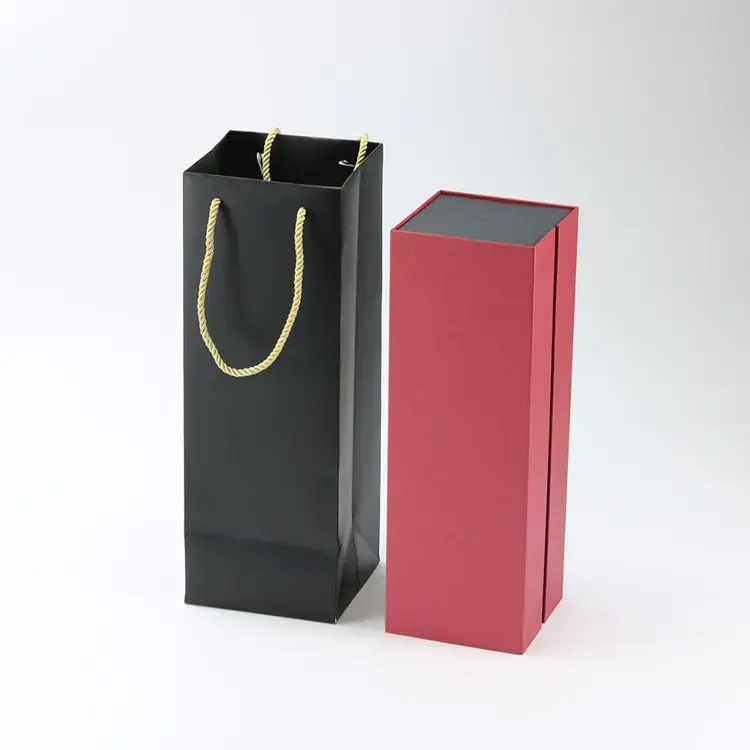 Customized Magnetic Red Wine Packaging Boxes 4