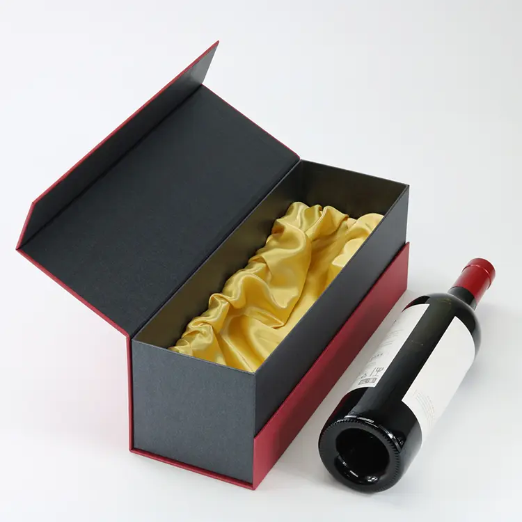 Customized Magnetic Red Wine Packaging Boxes 6