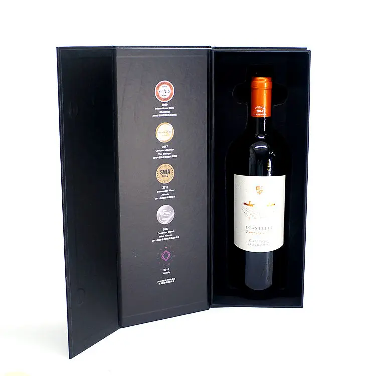 Foldable Magnetic Single Wine Box 6