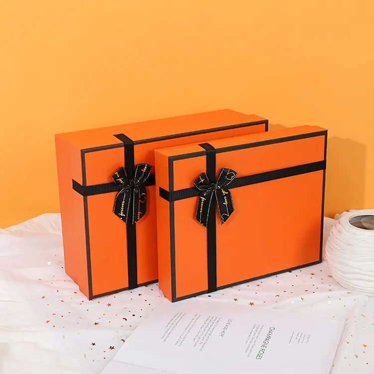 Orange Rigid Gift Box 2