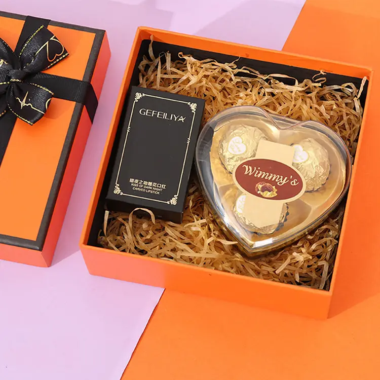 Orange Rigid Gift Box 3