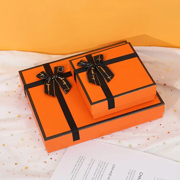 Orange Rigid Gift Box 5