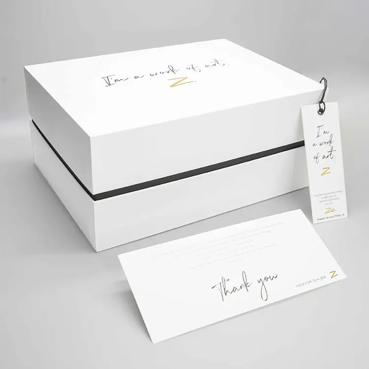 White Rigid Paper Gift Box 1