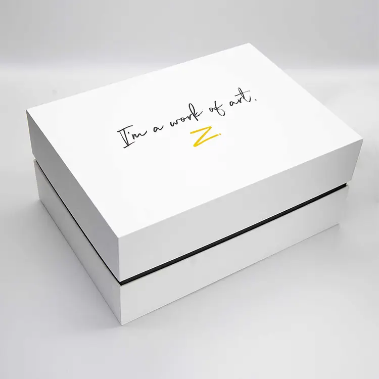 White Rigid Paper Gift Box 2