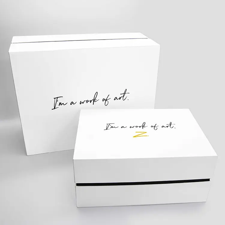 White Rigid Paper Gift Box 3