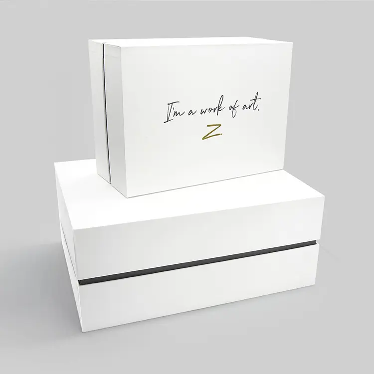 White Rigid Paper Gift Box 6