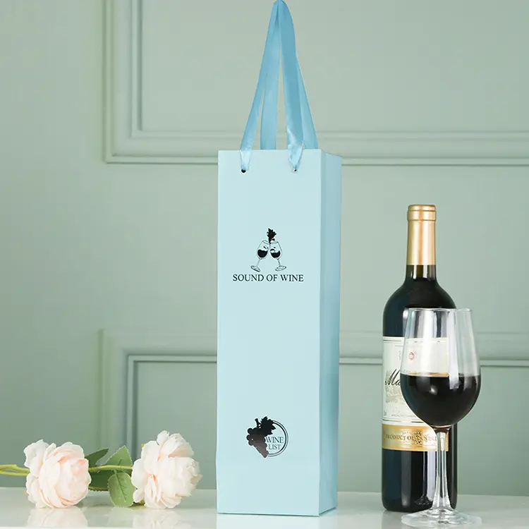 Wine Gift Bags For Single Double Bottles 1