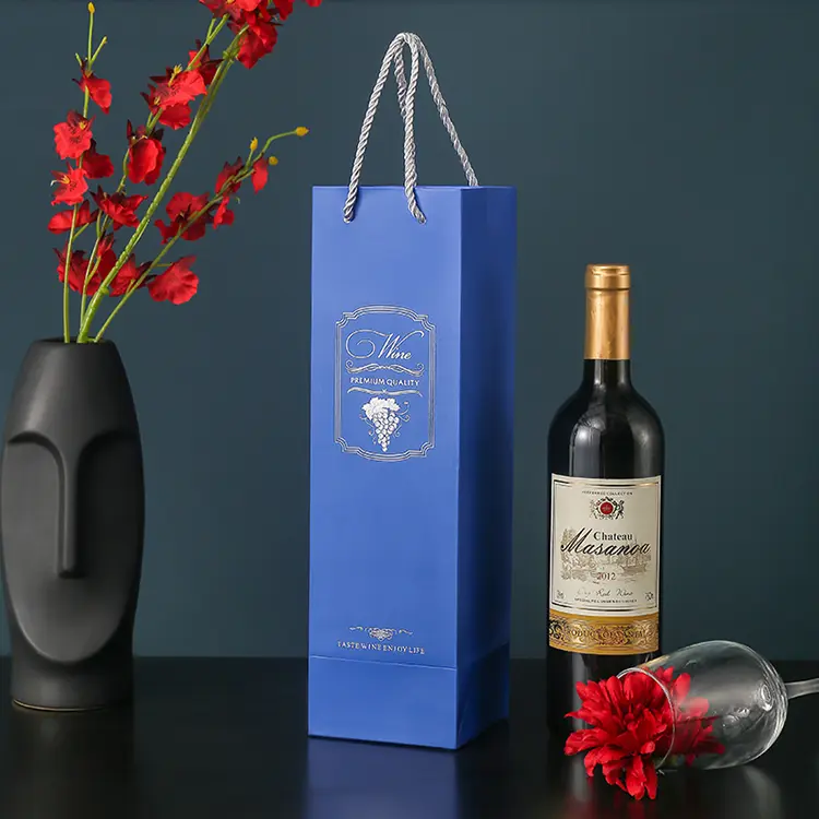 Wine Gift Bags For Single Double Bottles 12
