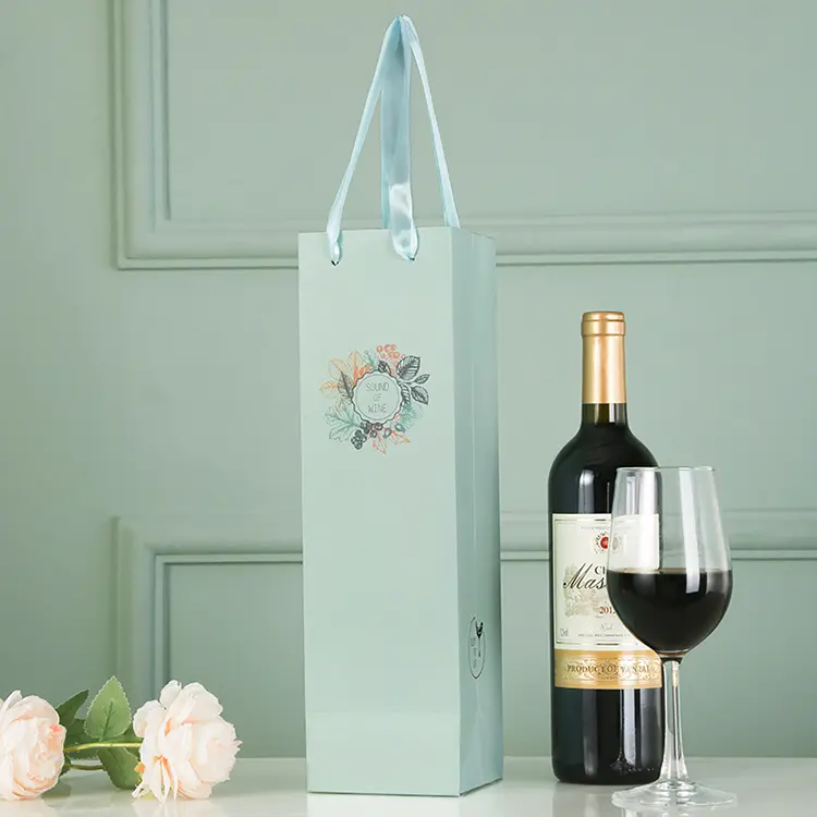 Wine Gift Bags For Single Double Bottles 2