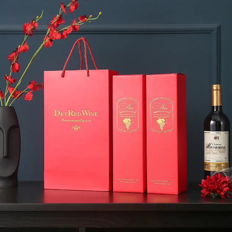 Wine Gift Bags For Single Double Bottles 7