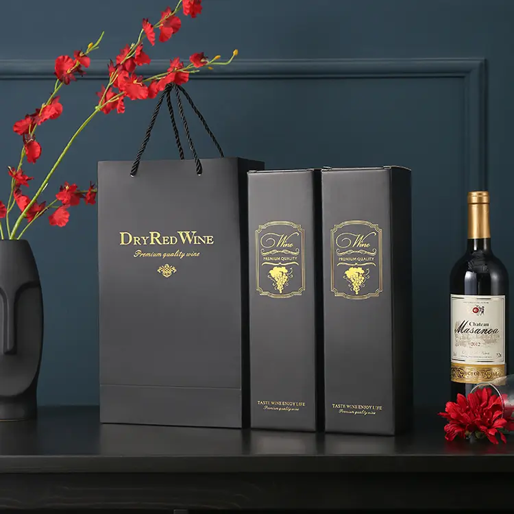 Wine Gift Bags For Single Double Bottles 8