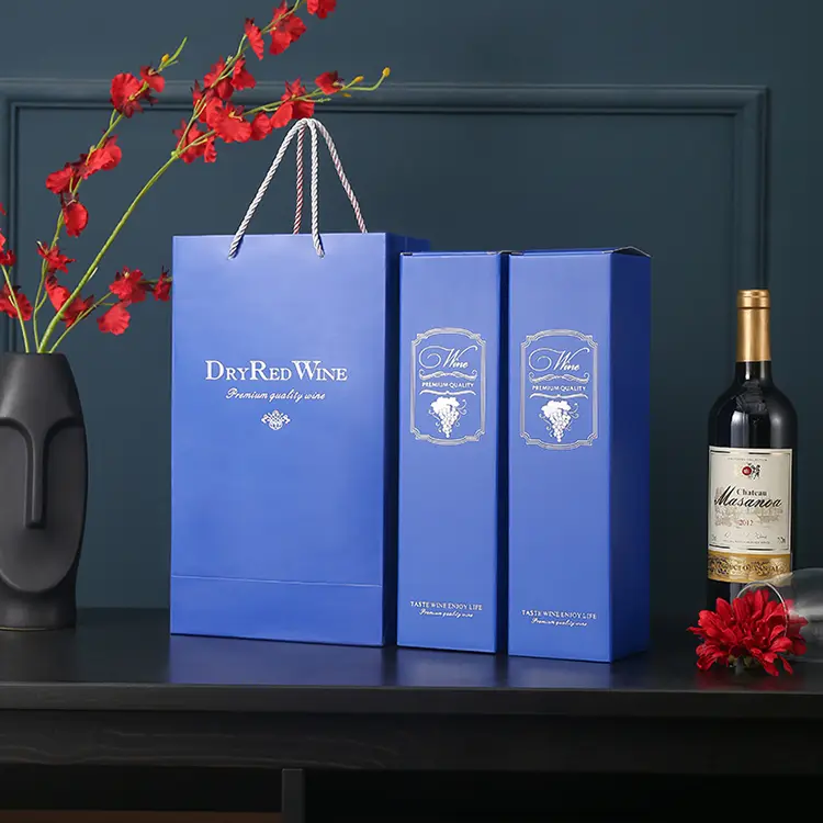 Wine Gift Bags For Single Double Bottles 9