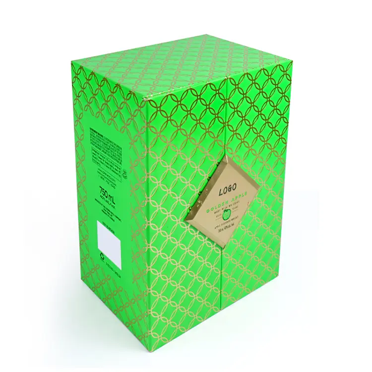 Double Door Whiskey Display Box 2