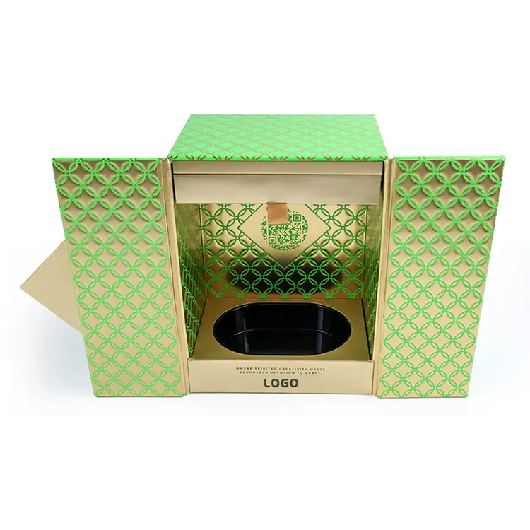 Double Door Whiskey Display Box 3