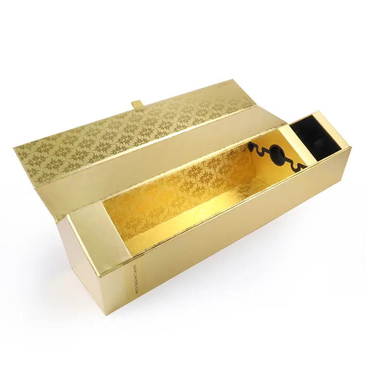 Gold Wine Packaging Box 2