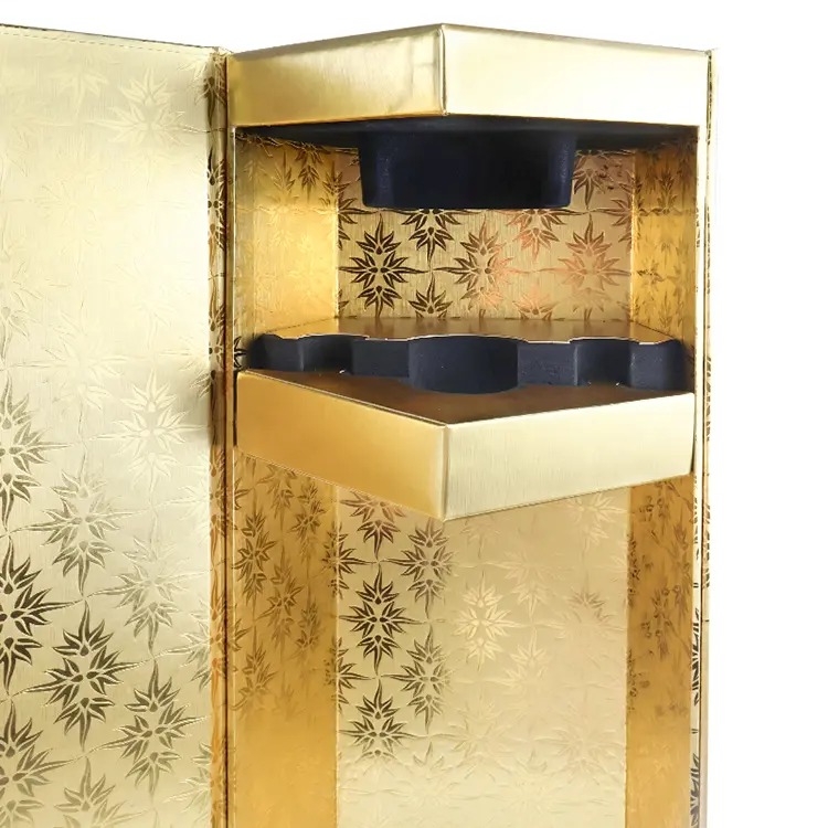 Gold Wine Packaging Box 5