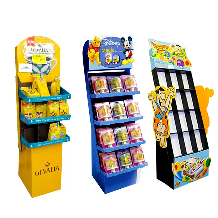 Candy Food Cardboard Display Stand 4
