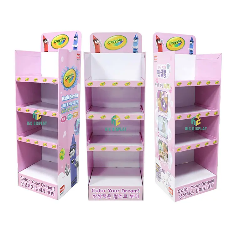 Cardboard Stationery Display Stand 4