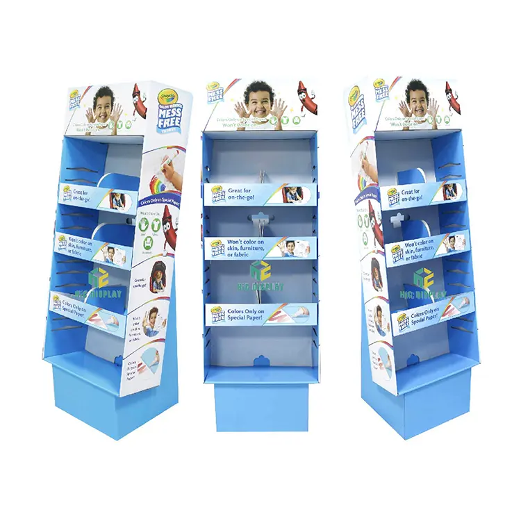 Cardboard Stationery Display Stand 5