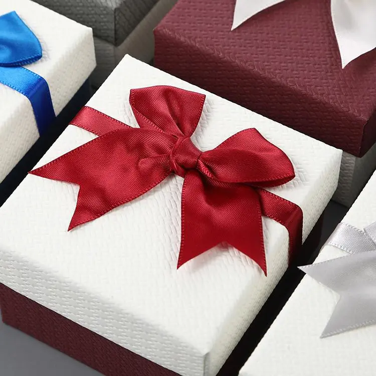 Gift Box With Bow For Watch Jewelry 2