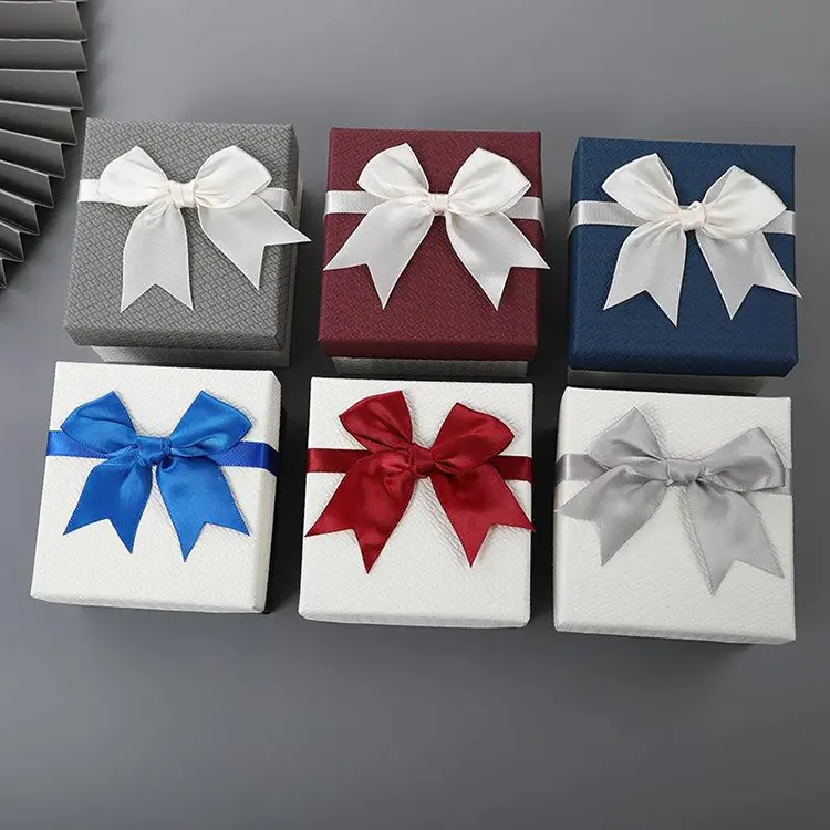 Gift Box With Bow For Watch Jewelry 4