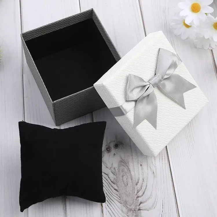 Gift Box With Bow For Watch Jewelry 5