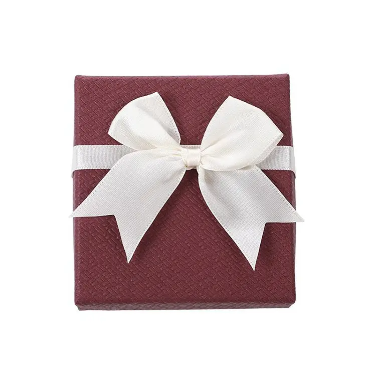 Gift Box With Bow For Watch Jewelry 6