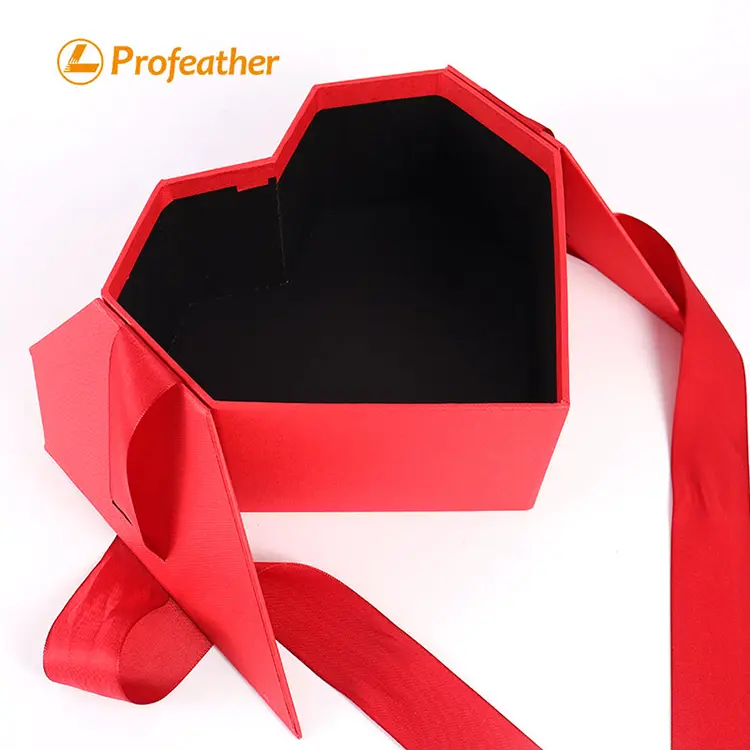 Heart Gift Box With Ribbon 2