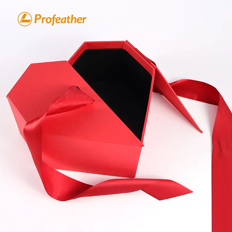 Heart Gift Box With Ribbon 3