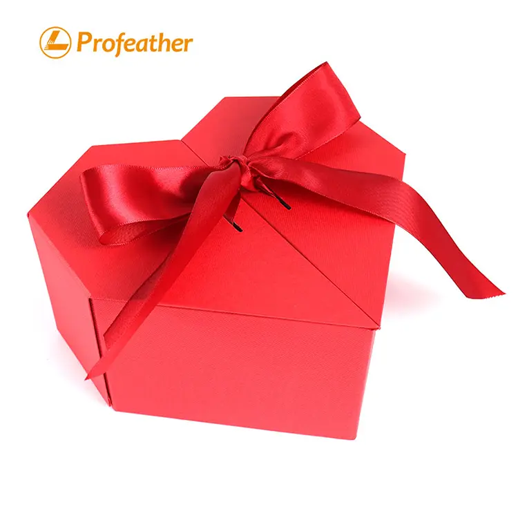 Heart Gift Box With Ribbon 6