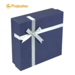 Minimalist Blue Gift Box With Lid 2