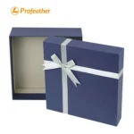 Minimalist Blue Gift Box With Lid 6