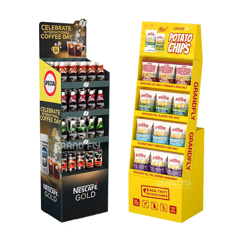 Pop Cardboard Display Rack 1