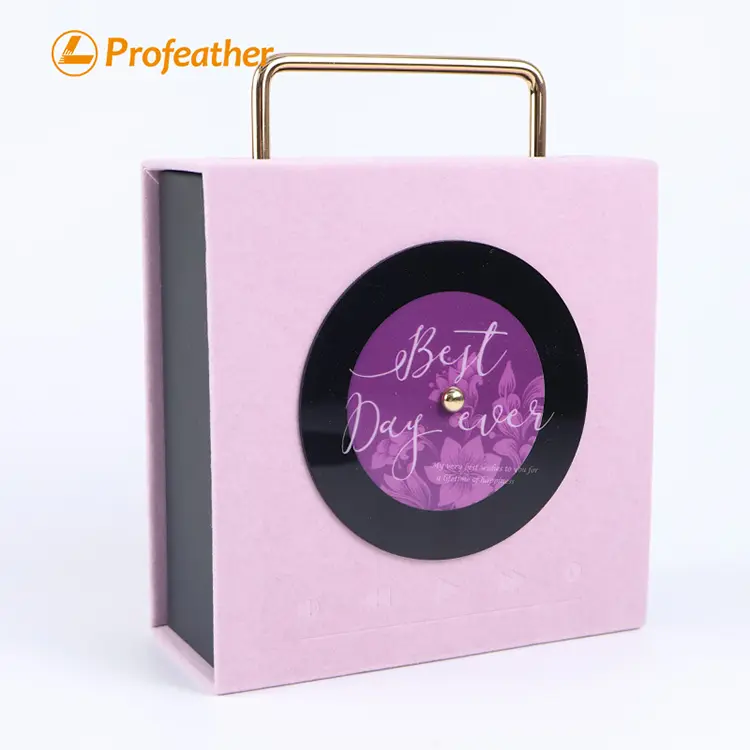 Retro Pink Magnetic Gift Box 2