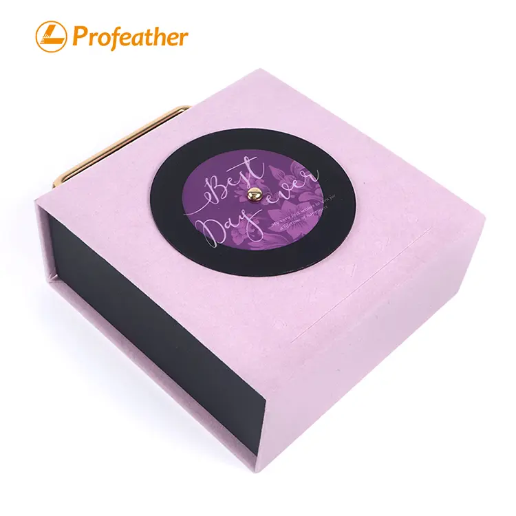 Retro Pink Magnetic Gift Box 4