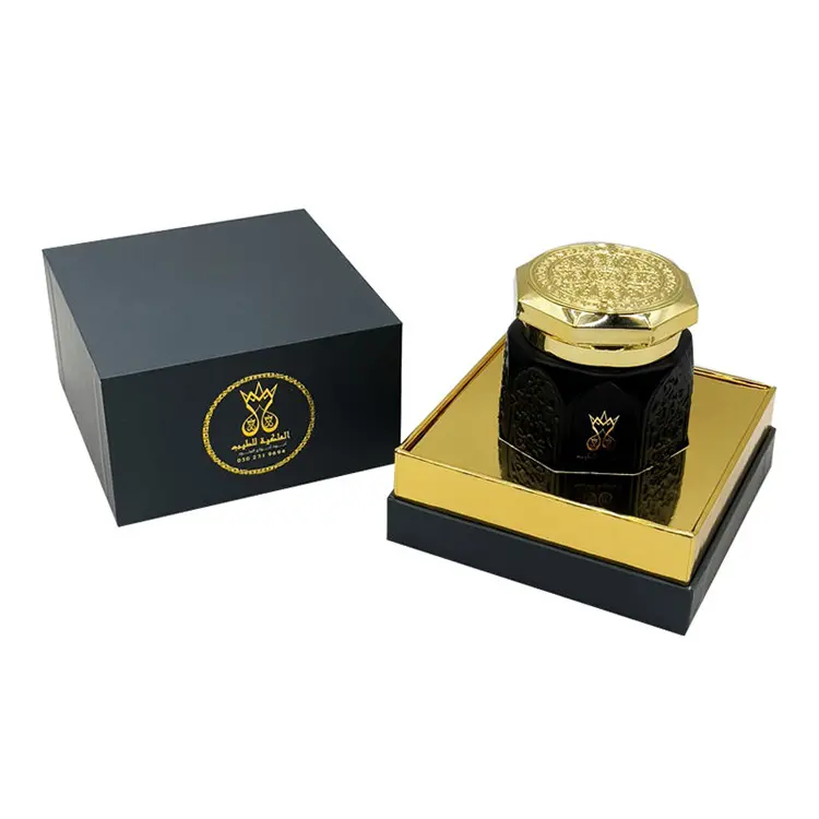 Black Gold Foil Perfume Box 4