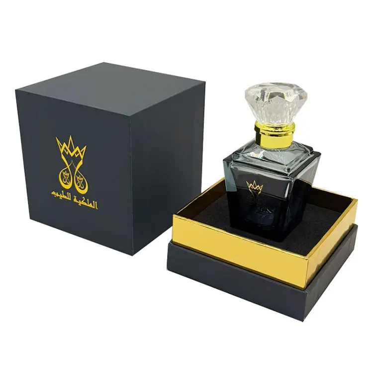 Black Gold Foil Perfume Box 5
