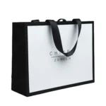 Black Ribbon Handle Bags 1