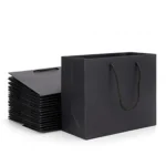 Black Ribbon Handle Bags 4