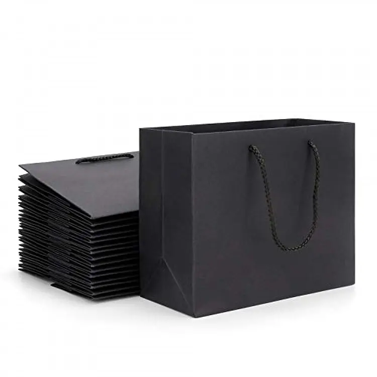 Black Ribbon Handle Bags 4