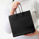 Black Ribbon Handle Bags 5