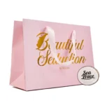 Pink Gold Foil Gift Bags 1