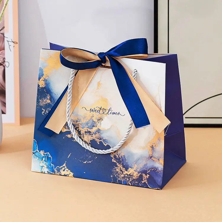 Purple Marble Gift Bags 5
