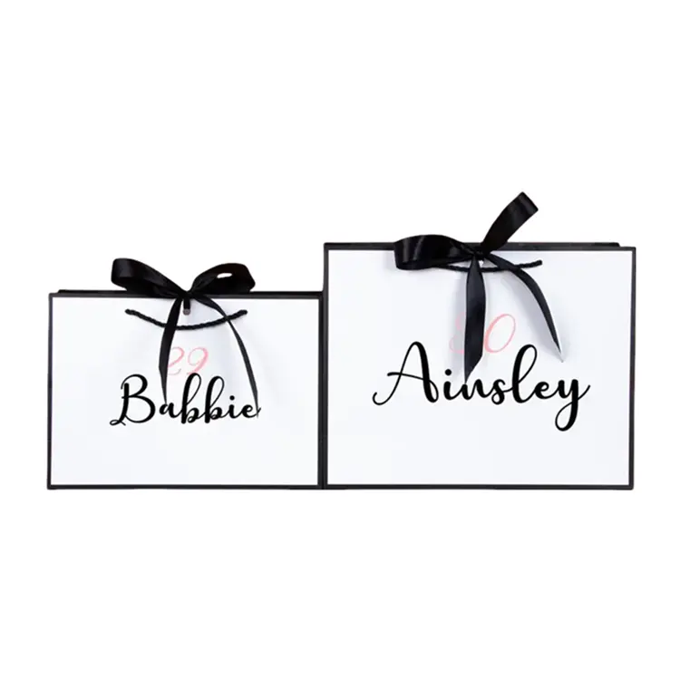 Ribbon Gift Paper Bags 2
