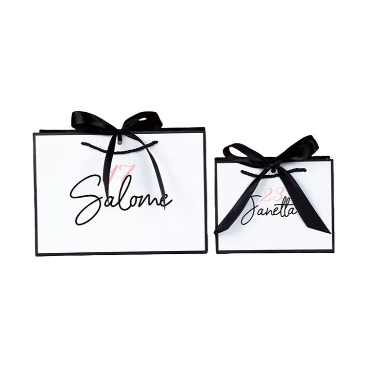 Ribbon Gift Paper Bags 3