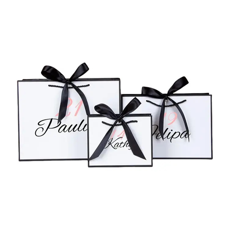 Ribbon Gift Paper Bags 4